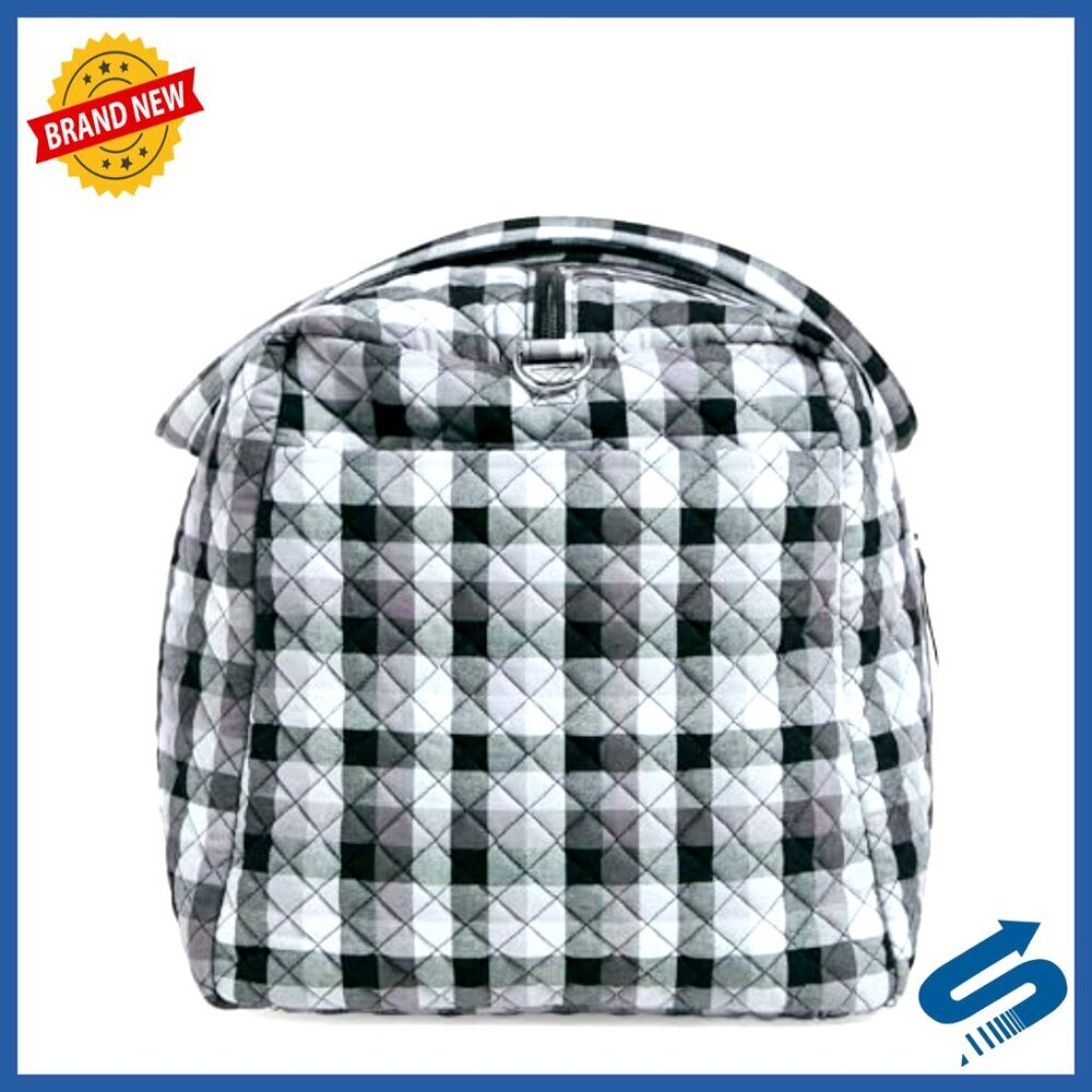 Large Recycled Cotton Travel Duffel Bag, 50L Capacity, Machine Washable - Picture 5 of 6